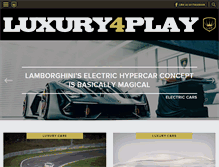 Tablet Screenshot of luxury4play.com